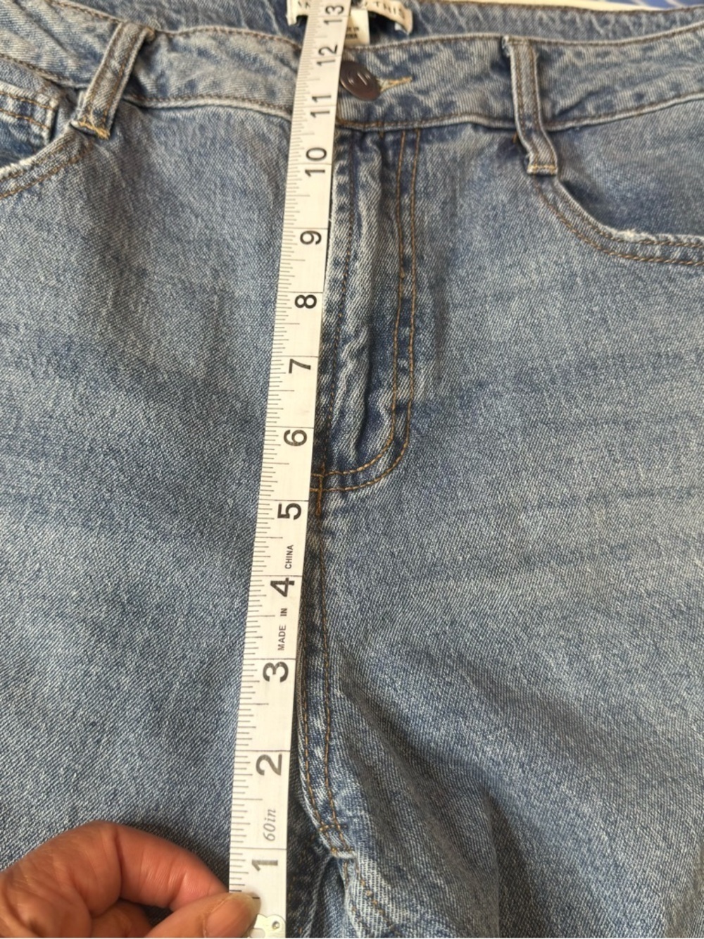 And Now This Studded Wide Leg Jeans Size 32 High Rise Denim - Picture 8 of 12